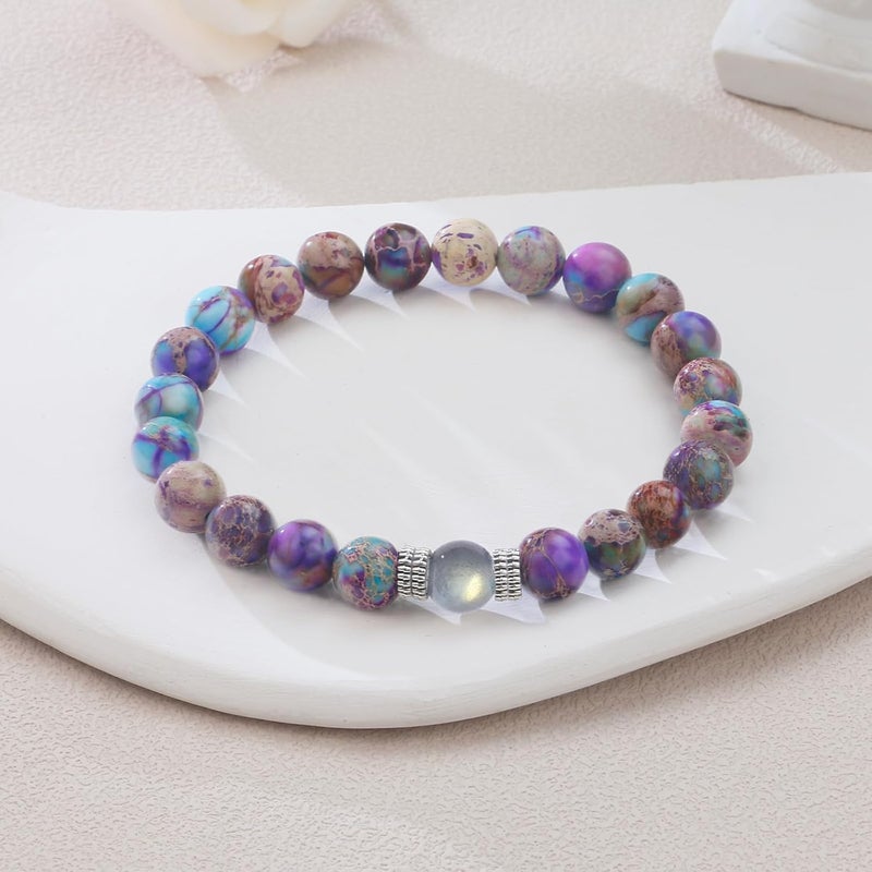 Sereney Valentines Day Gifts for Grandma Mom Bonus Mom, Grandma Bracelet as Grandmother Valentine Gifts, Bonus Mother Tree of Life Bracelet as Birthday Gift,Sister Bracelets for Women as Sister Gift - Image 4